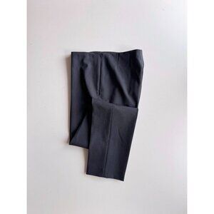 BRUNELLO CUCINELLI Navy Blue Stretch Wool Skinny Tapered Trousers Pants, Size 6